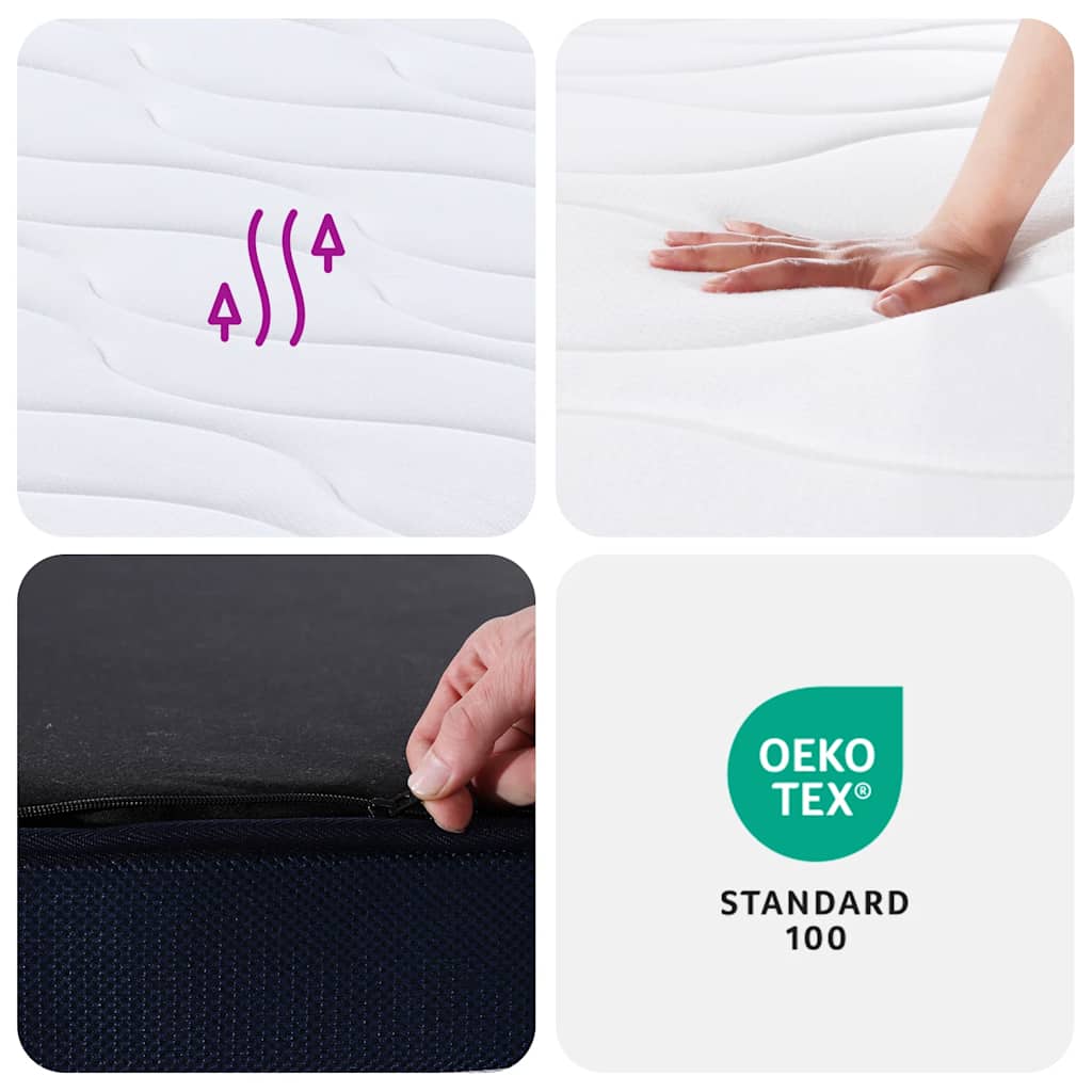 Materasso Molle Insacchettate Medio Rigido 160x200cm Super King | homemem39