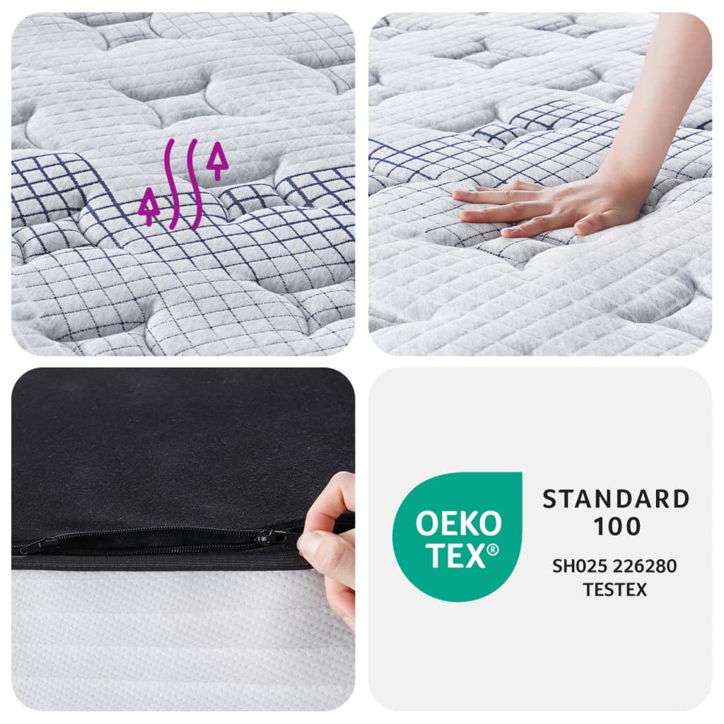 Materasso a Molle Insacchettate Medio 90x200 cm - homemem39