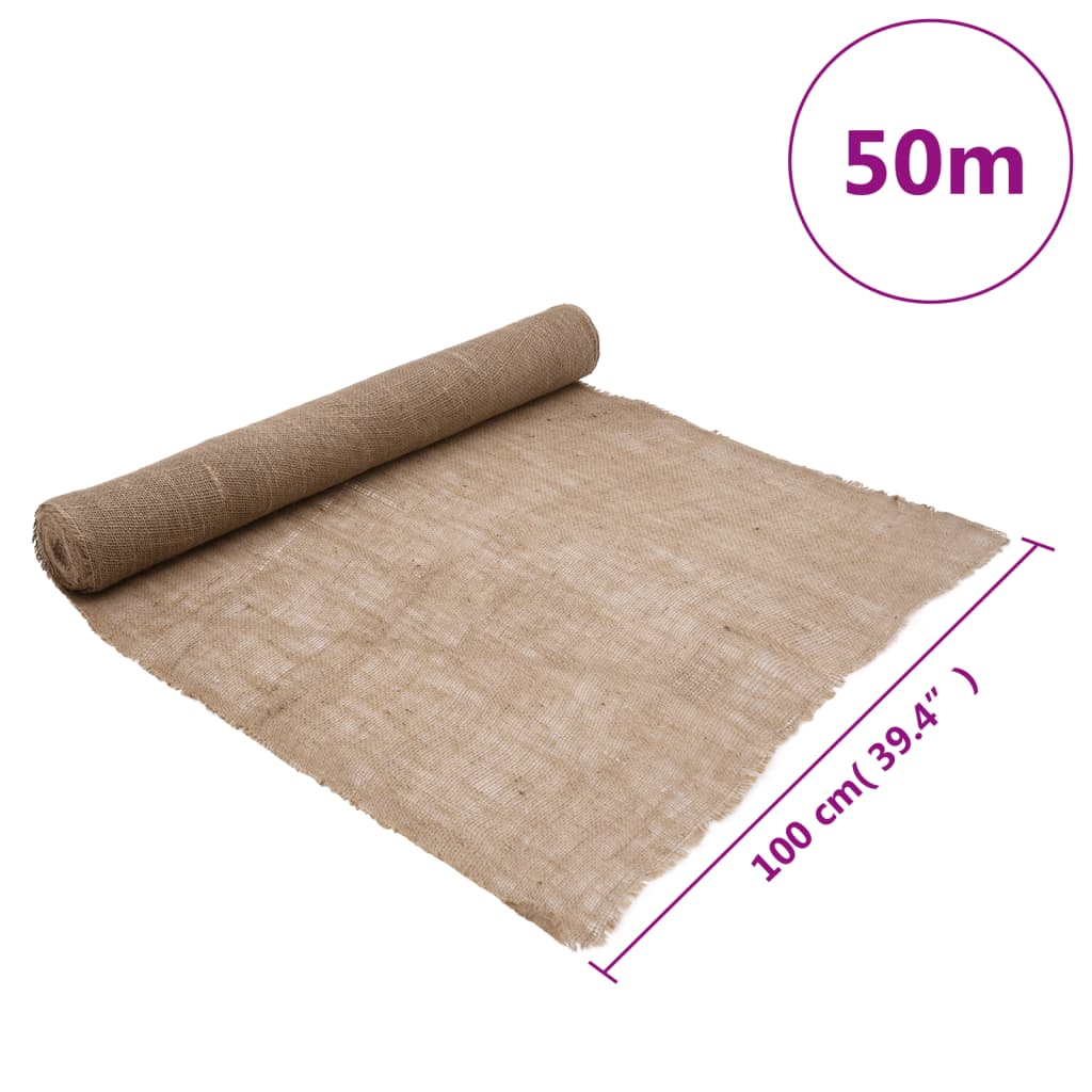 Rotoli in Iuta 2 pz 1x50 m 100% Iuta 200 gsm - homemem39