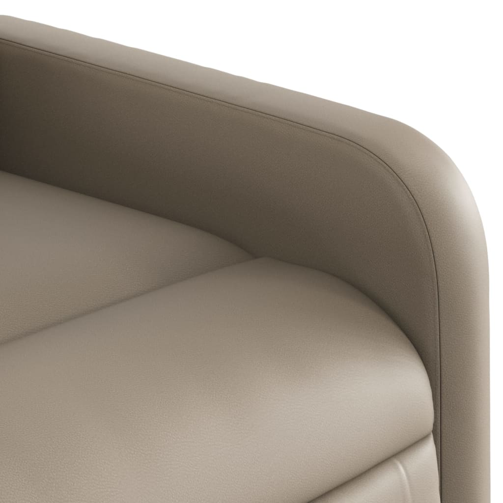 Poltrona Reclinabile Elettrica Cappuccino in Similpelle | homemem39