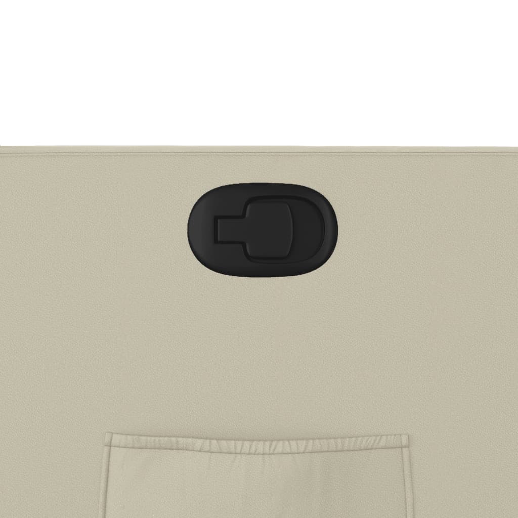 Poltrona Alzapersona Reclinabile Crema in Similpelle | homemem39
