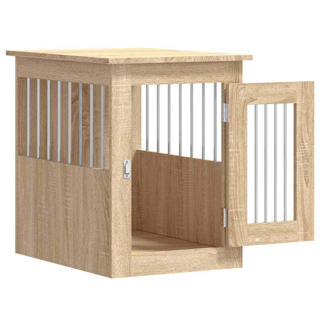 Gabbia Cani da Arredamento Rovere Sonoma 45x62x59cm Multistrato - homemem39