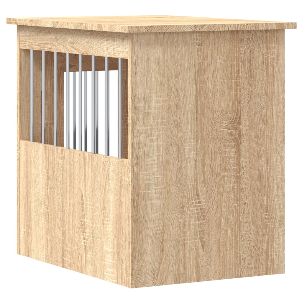 Gabbia Cani da Arredamento Rovere Sonoma 45x62x59cm Multistrato - homemem39