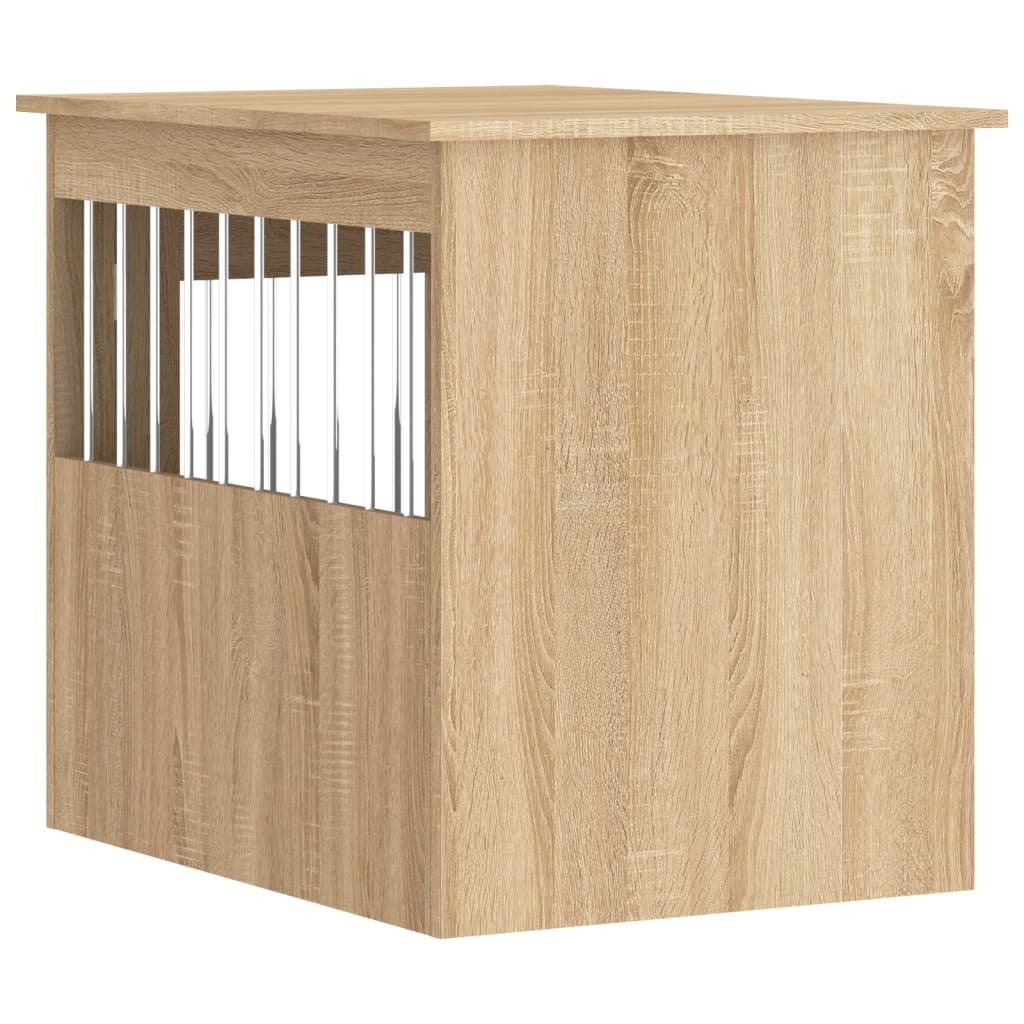 Gabbia Cani da Arredamento Rovere Sonoma 55x75x65cm Multistrato - homemem39