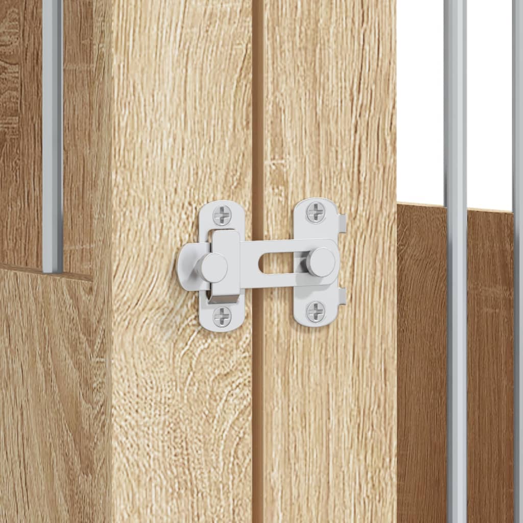Gabbia Cani da Arredamento Rovere Sonoma 55x75x65cm Multistrato - homemem39