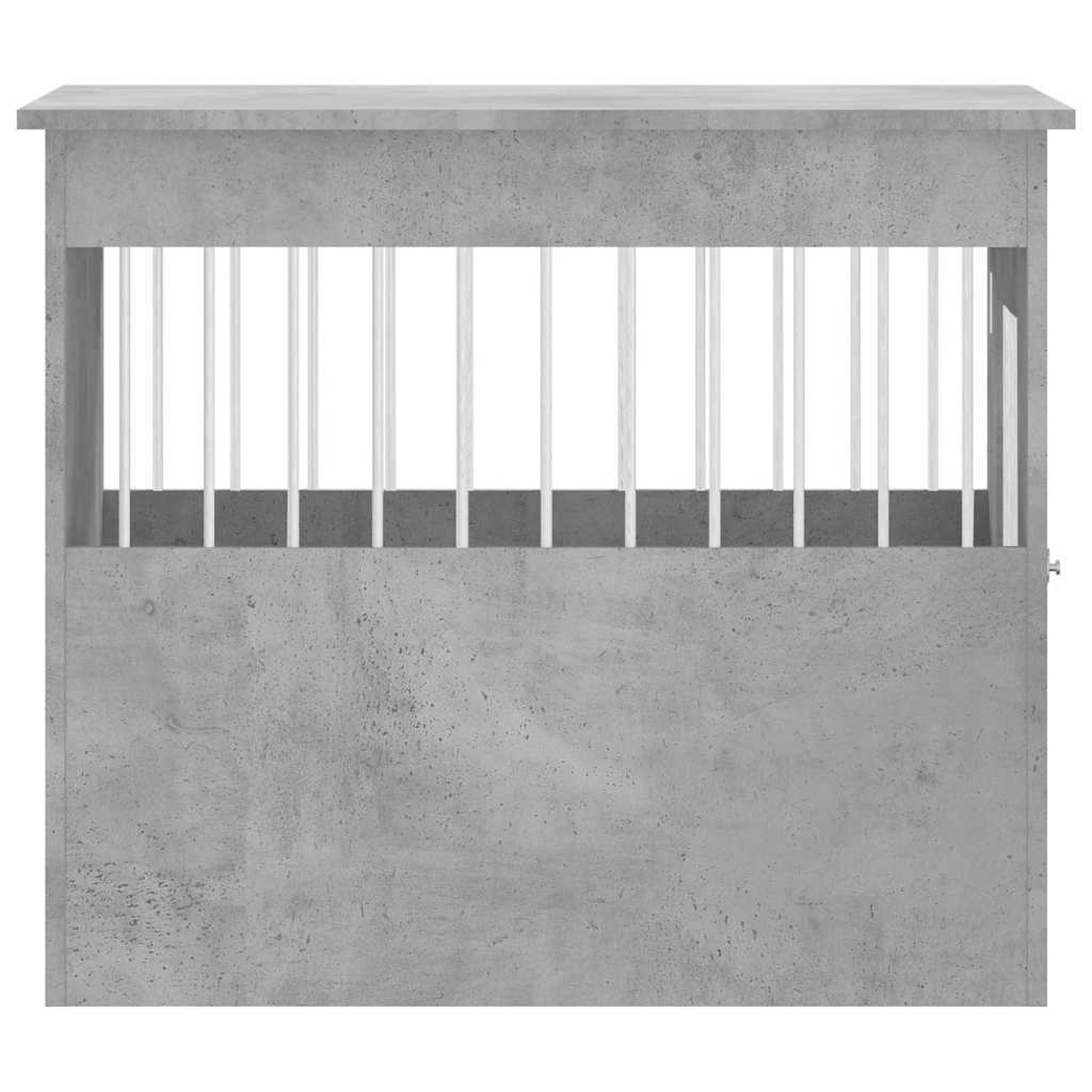 Gabbia Cani Arredamento Grigio Cemento 55x80x68cm Multistrato - homemem39