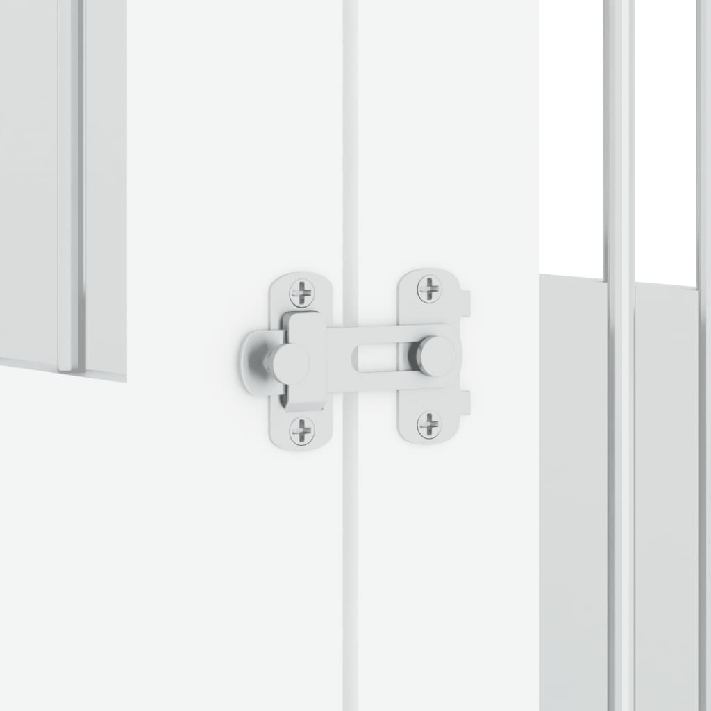 Gabbia Cani Arredamento Bianca 64,5x80x71cm Legno Multistrato | homemem39