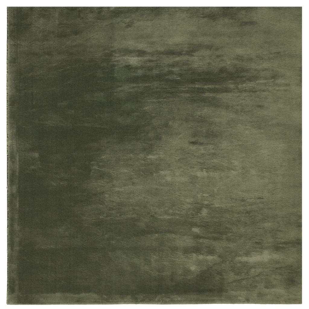 Tappeto Pelo Corto HUARTE Morbido Lavabile Verde Bosco - homemem39