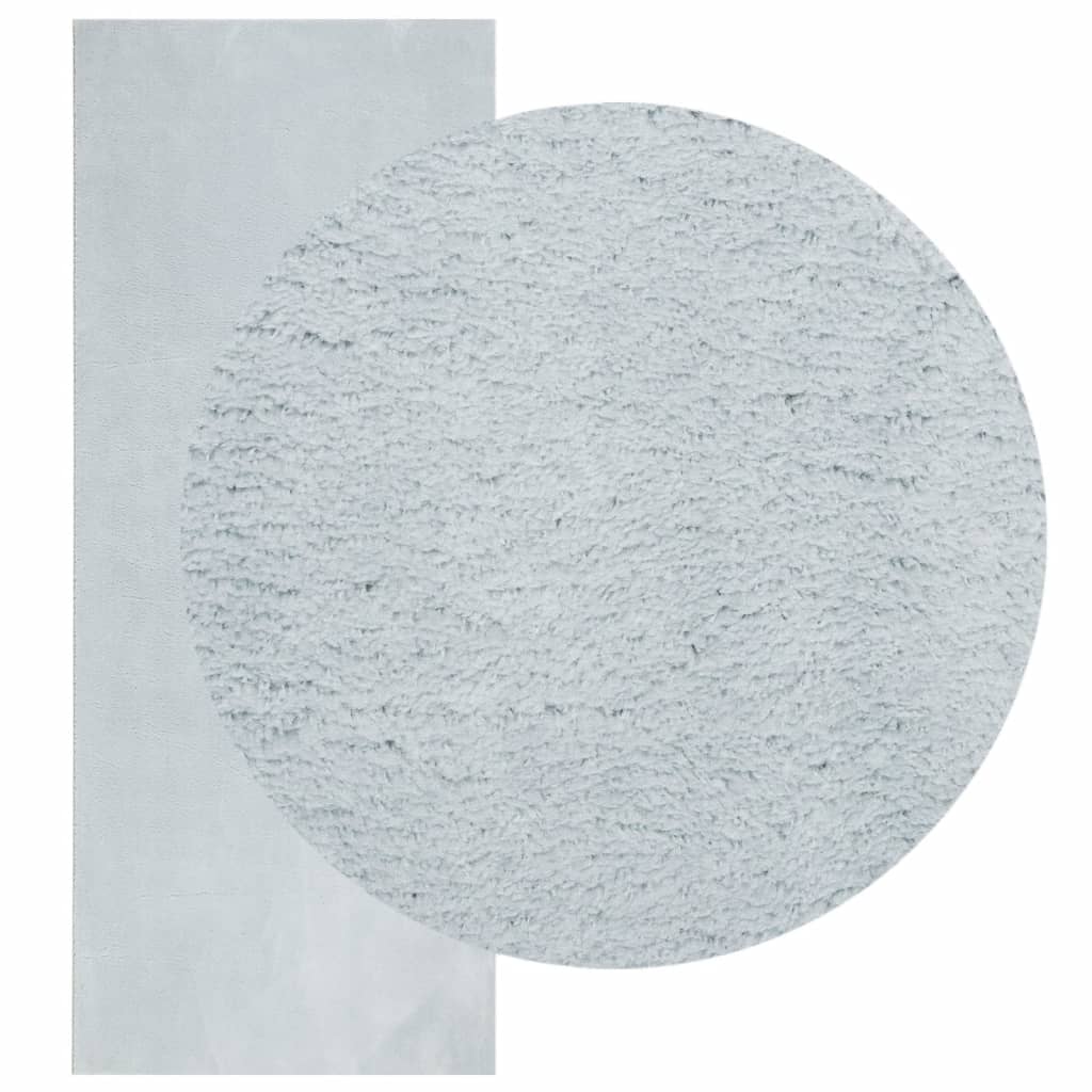Tappeto a Pelo Corto HUARTE Morbido e Lavabile Blu 80x200 cm - homemem39