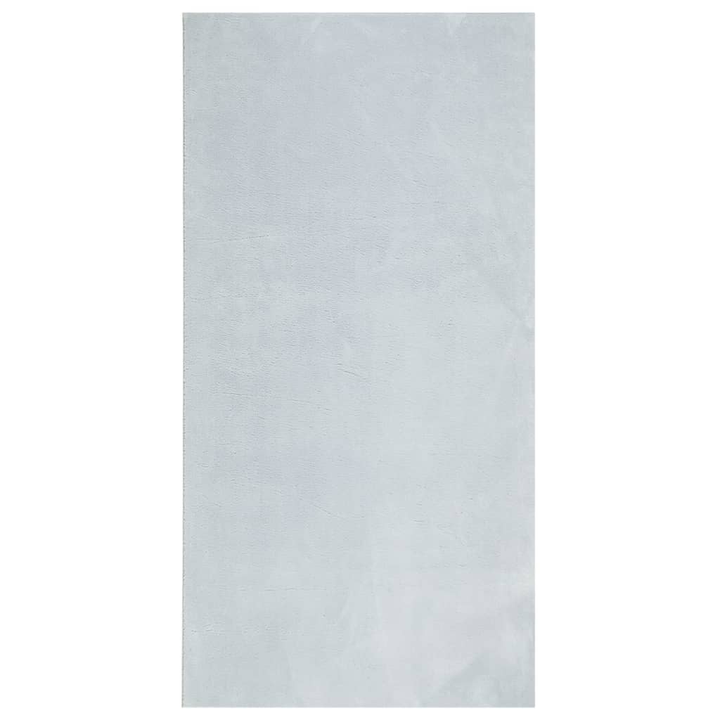 Tappeto a Pelo Corto HUARTE Morbido e Lavabile Blu 100x200 cm - homemem39