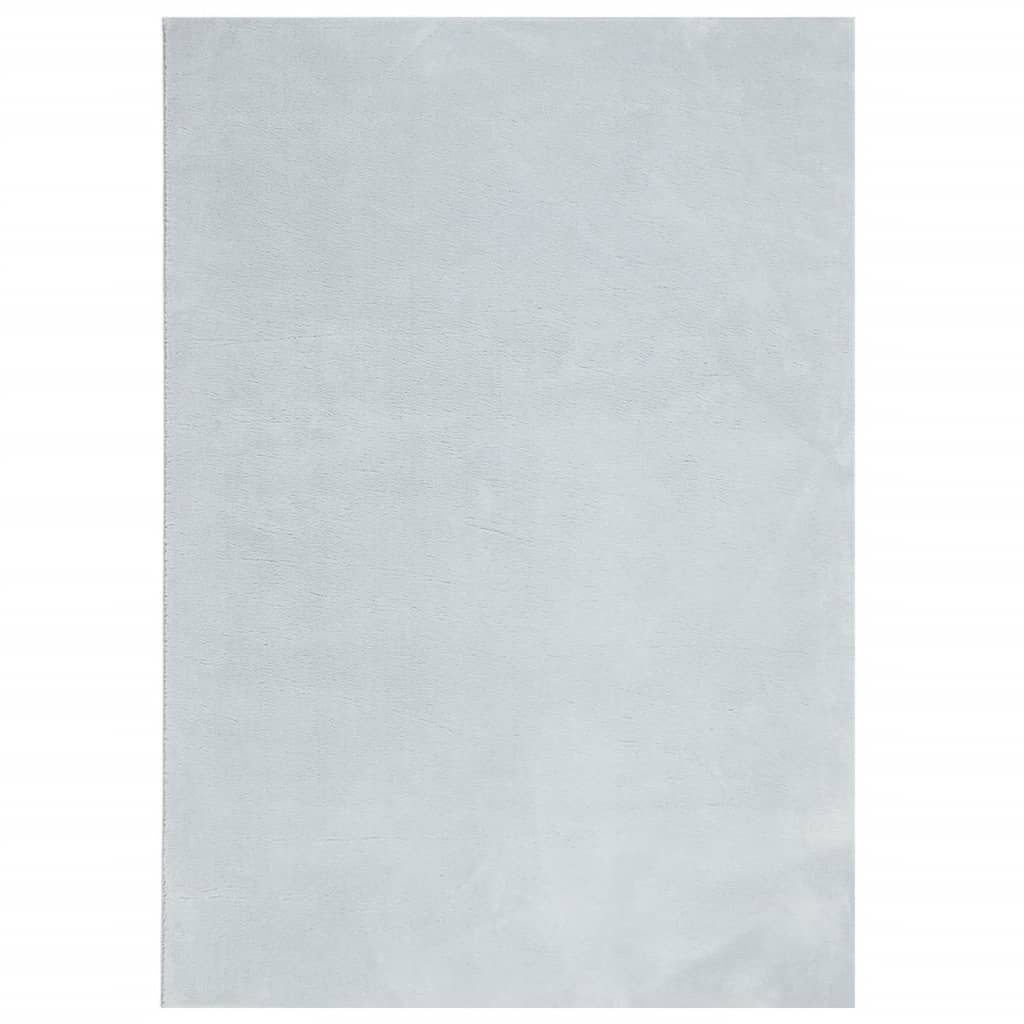 Tappeto a Pelo Corto HUARTE Morbido e Lavabile Blu 160x230 cm - homemem39