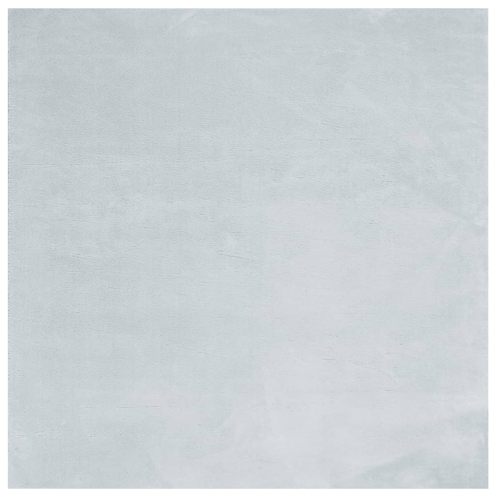 Tappeto a Pelo Corto HUARTE Morbido e Lavabile Blu 200x200 cm - homemem39
