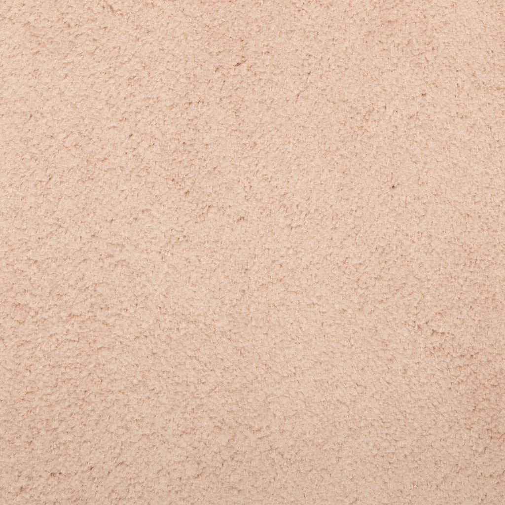 Tappeto a Pelo Corto HUARTE Morbido e Lavabile Rosato 160x160cm - homemem39