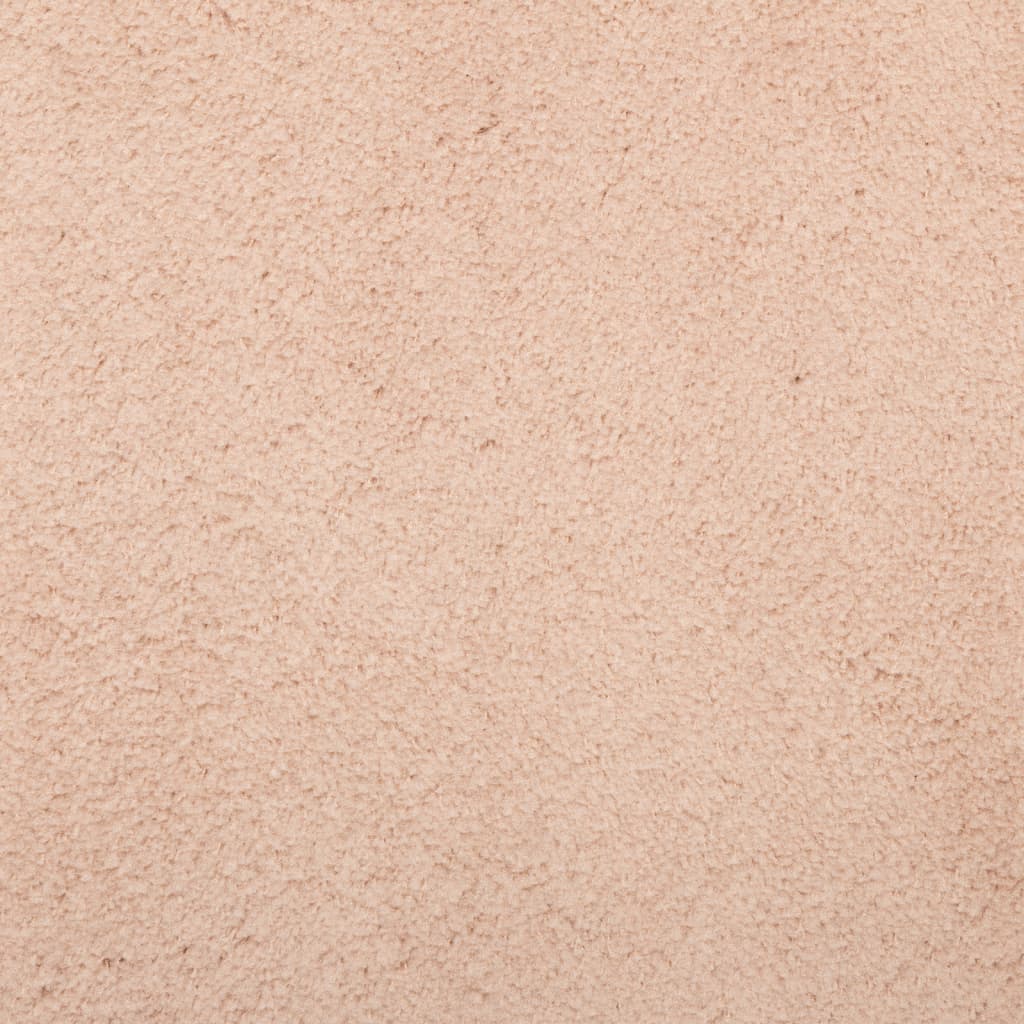 Tappeto a Pelo Corto HUARTE Morbido e Lavabile Rosato 200x200cm - homemem39