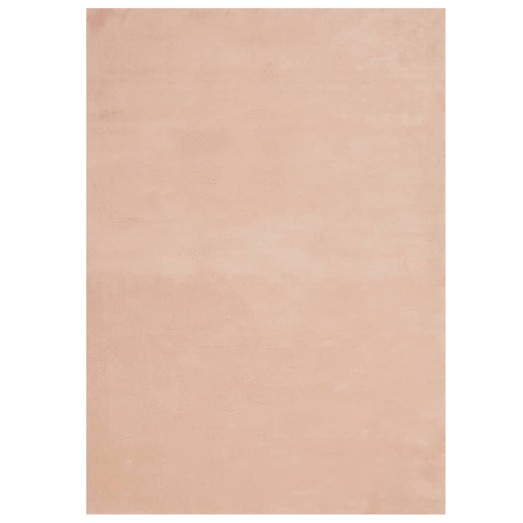 Tappeto a Pelo Corto HUARTE Morbido e Lavabile Rosato 200x280cm - homemem39