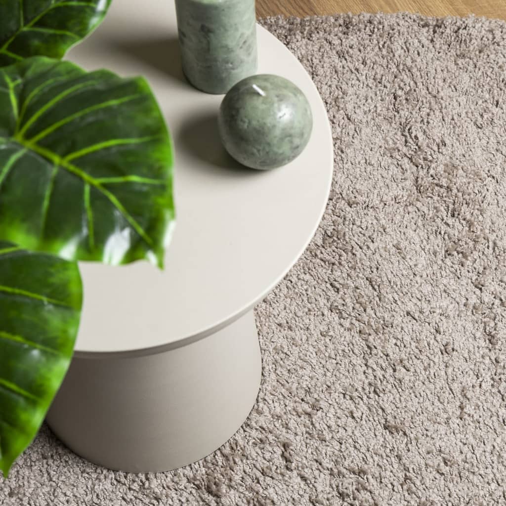 Tappeto Shaggy PAMPLONA a Pelo Lungo Moderno Beige 80x250 cm - homemem39