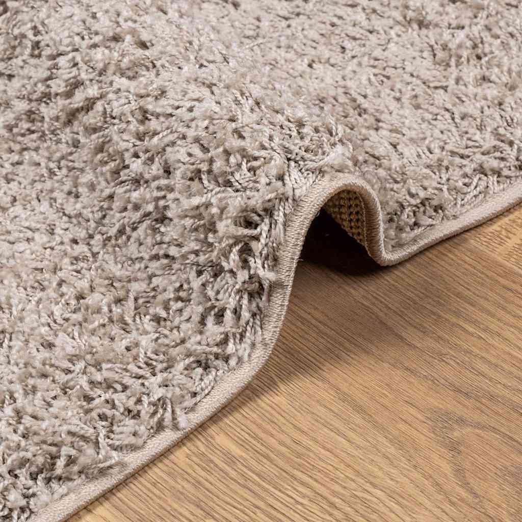 Tappeto Shaggy PAMPLONA a Pelo Lungo Moderno Beige 140x200 cm - homemem39