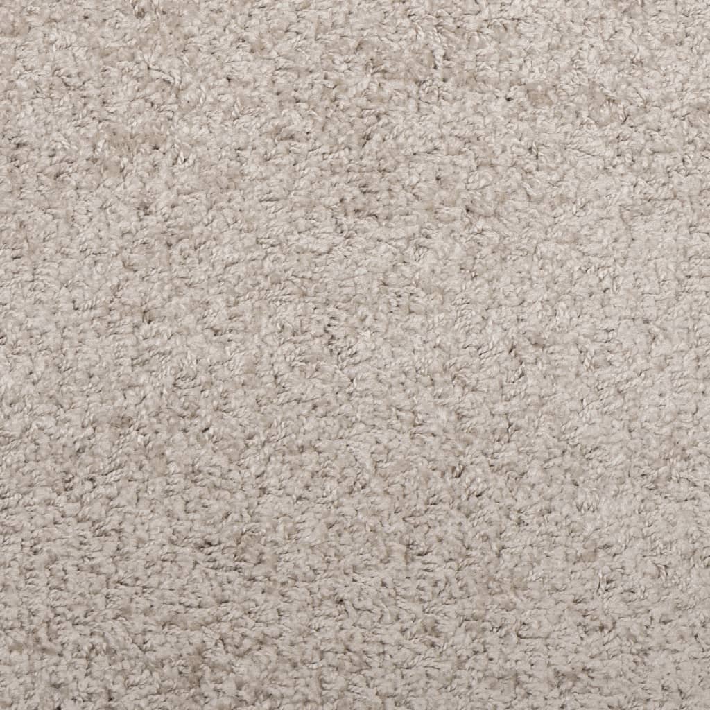 Tappeto Shaggy PAMPLONA a Pelo Lungo Moderno Beige 140x200 cm - homemem39