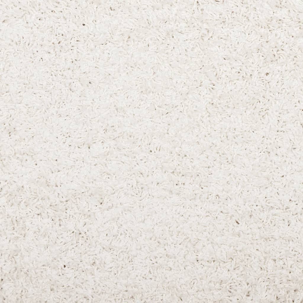 Tappeto Shaggy PAMPLONA a Pelo Lungo Moderno Crema 60x110 cm - homemem39