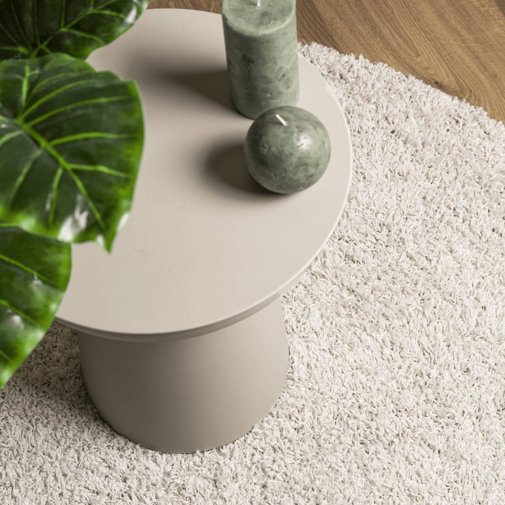 Tappeto Shaggy PAMPLONA a Pelo Lungo Moderno Crema 100x200 cm - homemem39