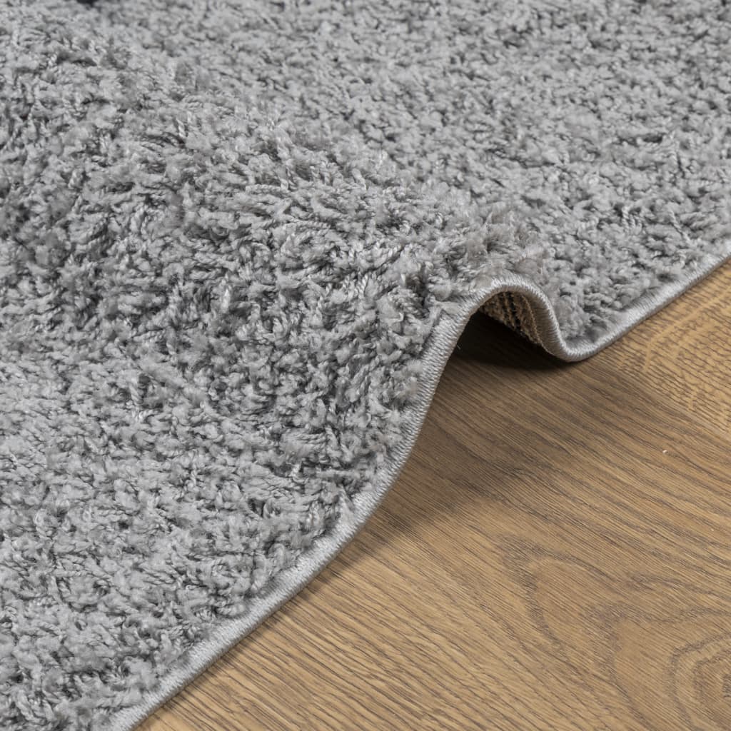 Tappeto Shaggy PAMPLONA a Pelo Lungo Moderno Grigio 140x200 cm - homemem39