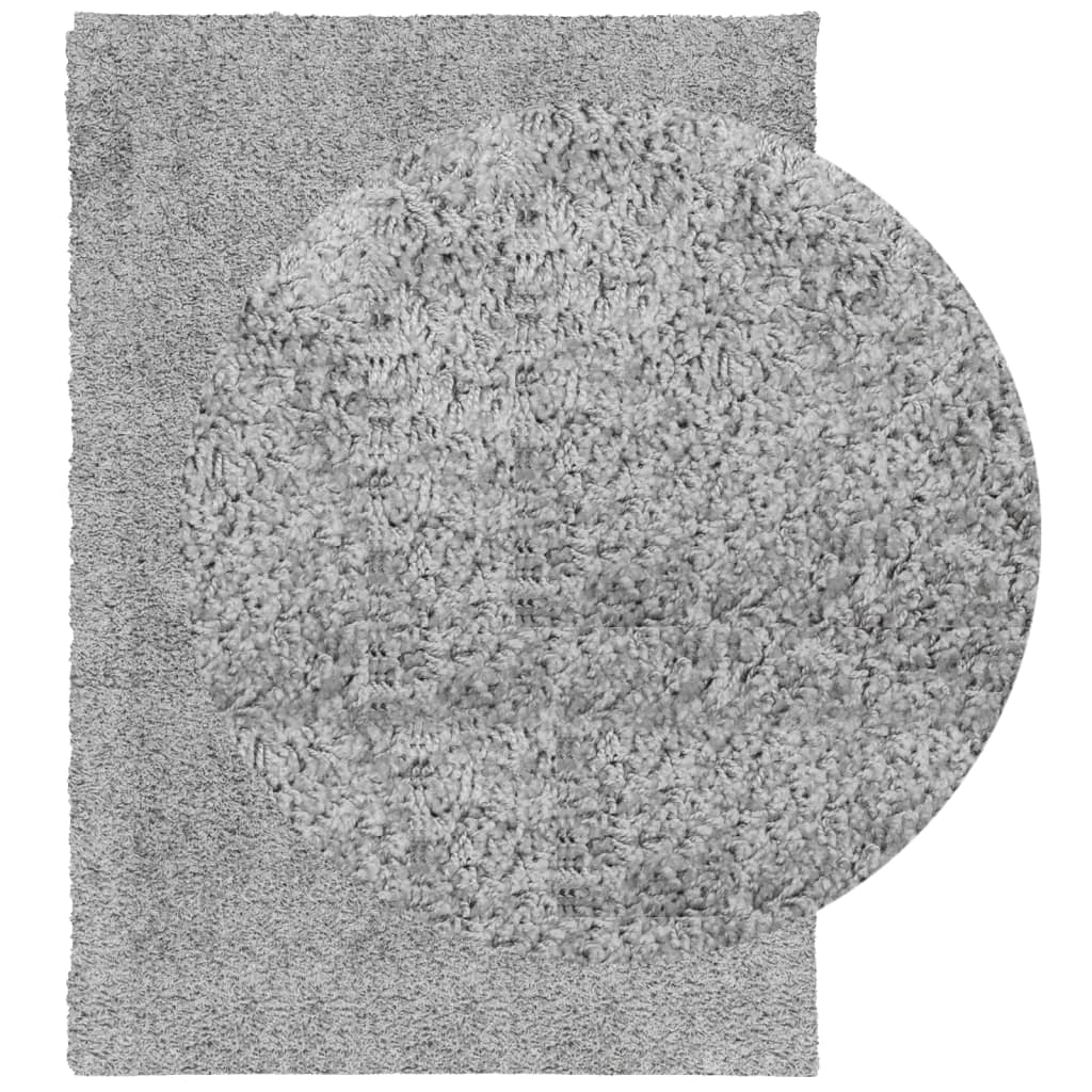 Tappeto Shaggy PAMPLONA a Pelo Lungo Moderno Grigio 160x230 cm - homemem39