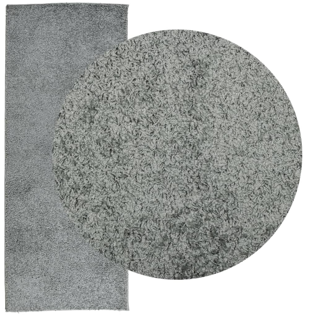 Tappeto Shaggy PAMPLONA a Pelo Lungo Moderno Verde 80x200 cm - homemem39