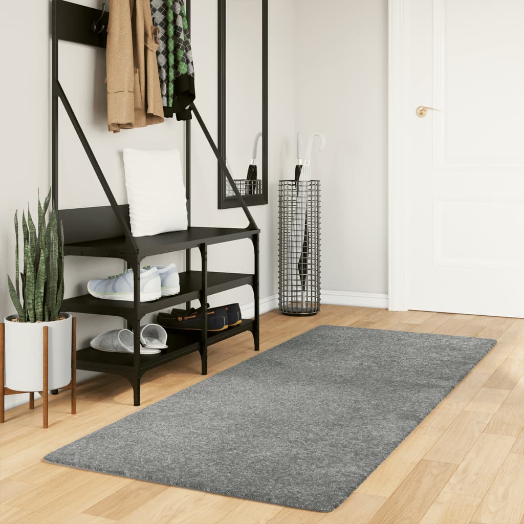 Tappeto Shaggy PAMPLONA a Pelo Lungo Moderno Verde 80x200 cm - homemem39