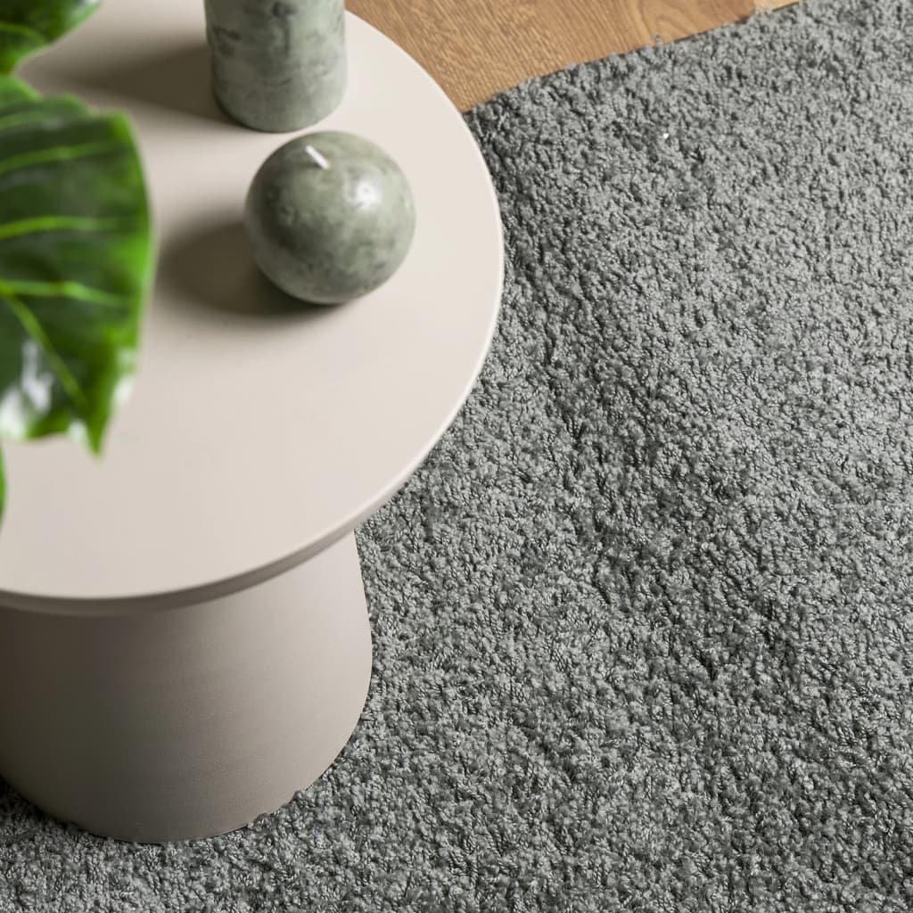 Tappeto Shaggy PAMPLONA a Pelo Lungo Moderno Verde 140x200 cm - homemem39
