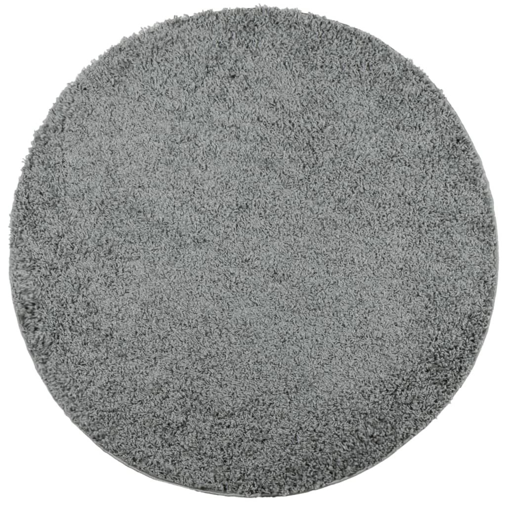 Tappeto Shaggy PAMPLONA a Pelo Lungo Moderno Verde Ø 280 cm - homemem39