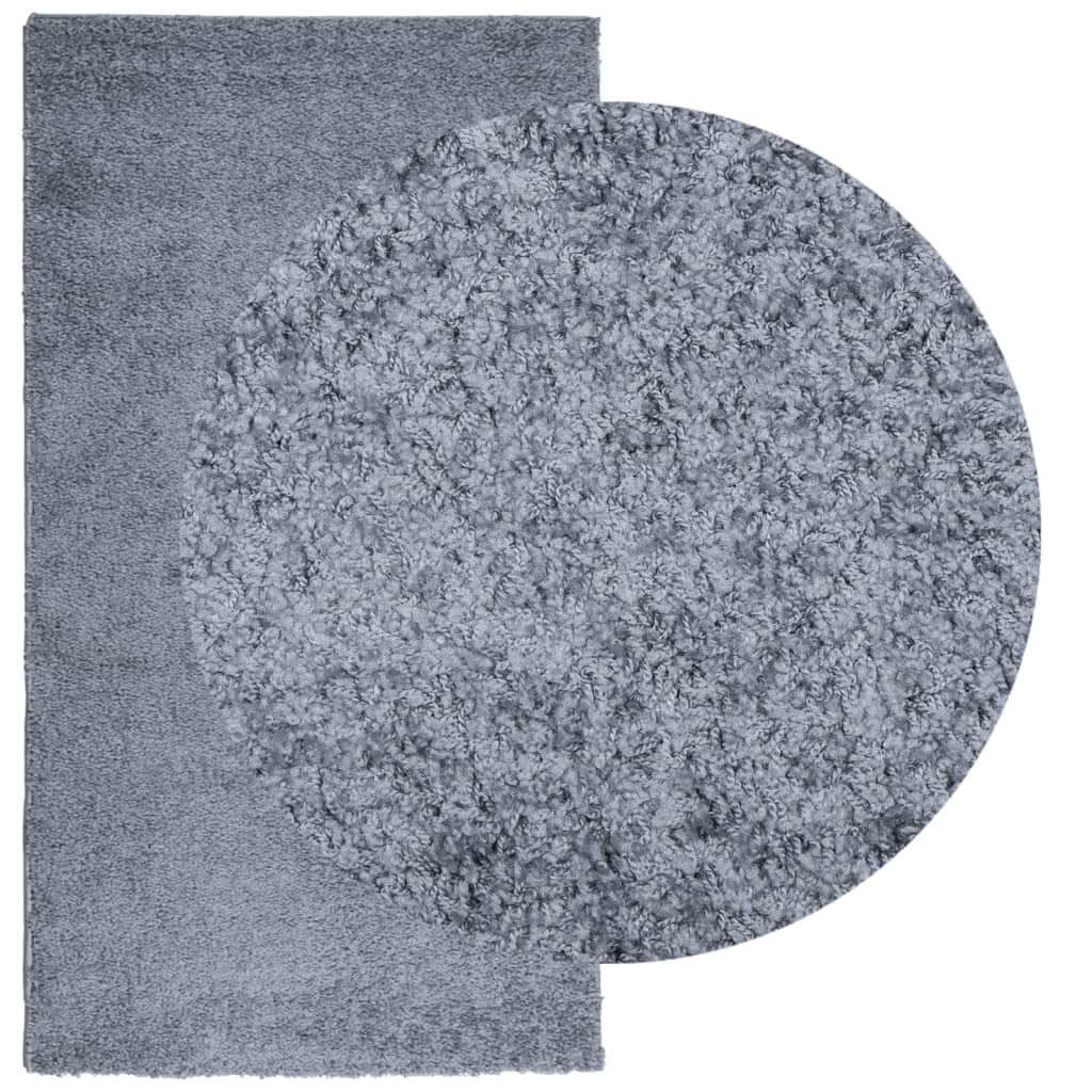 Tappeto Shaggy PAMPLONA a Pelo Lungo Moderno Blu 60x110 cm - homemem39