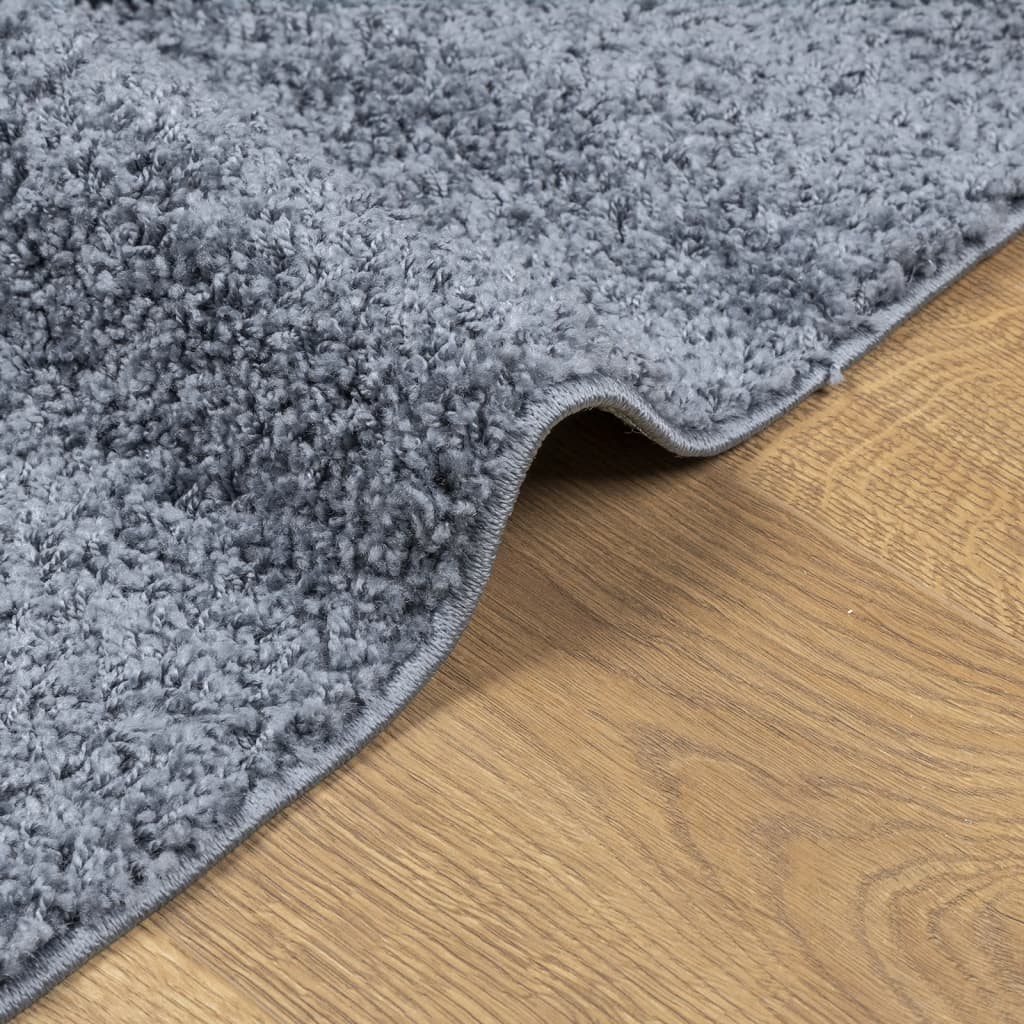 Tappeto Shaggy PAMPLONA a Pelo Lungo Moderno Blu 80x150 cm - homemem39