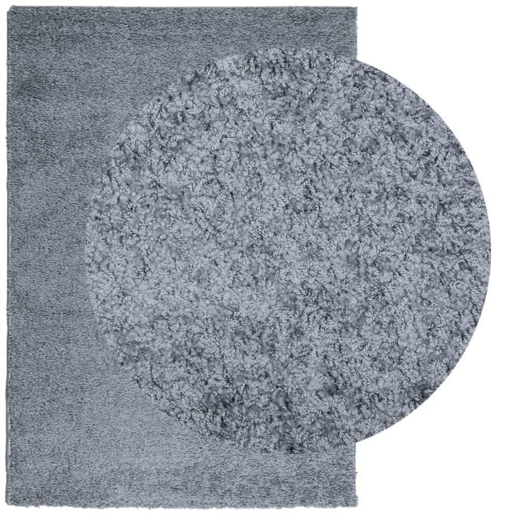 Tappeto Shaggy PAMPLONA a Pelo Lungo Moderno Blu 120x170 cm - homemem39