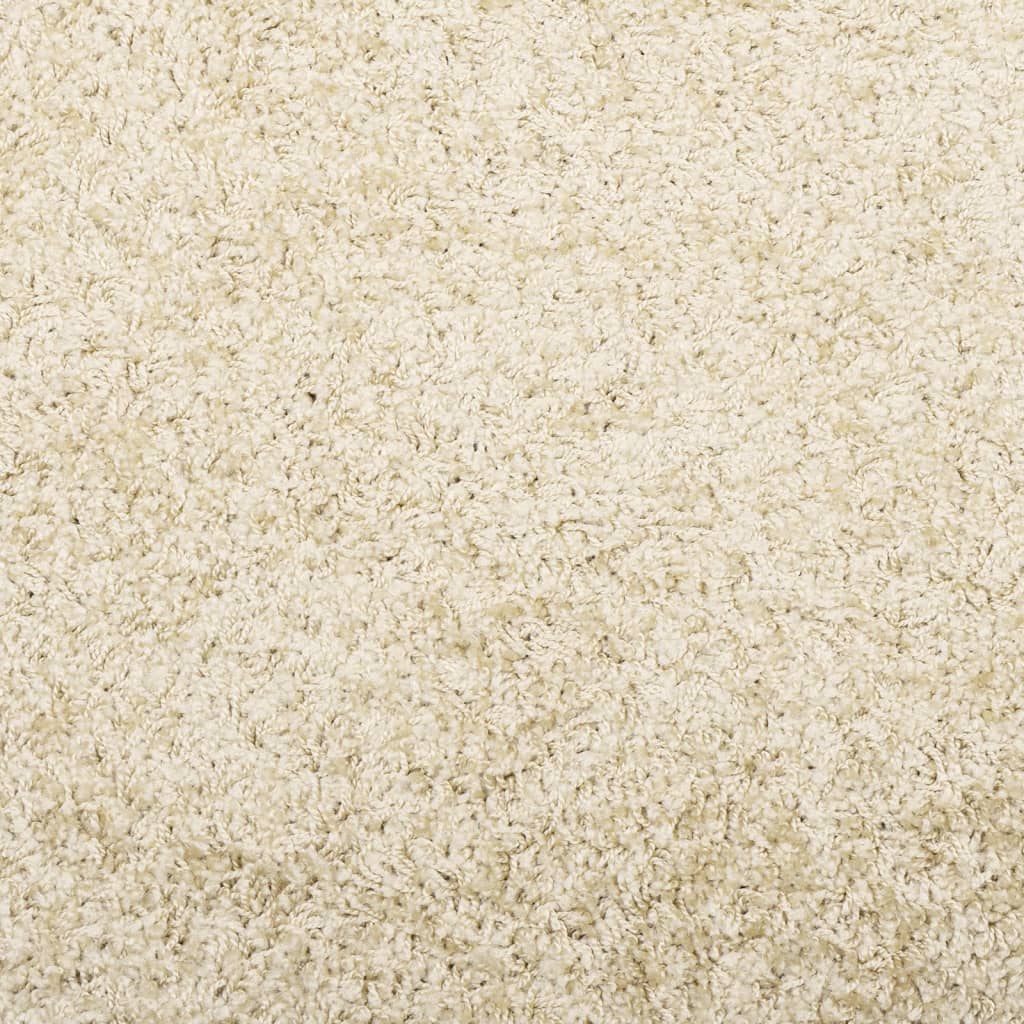 Tappeto Shaggy PAMPLONA a Pelo Lungo Moderno Oro Ø 100 cm - homemem39
