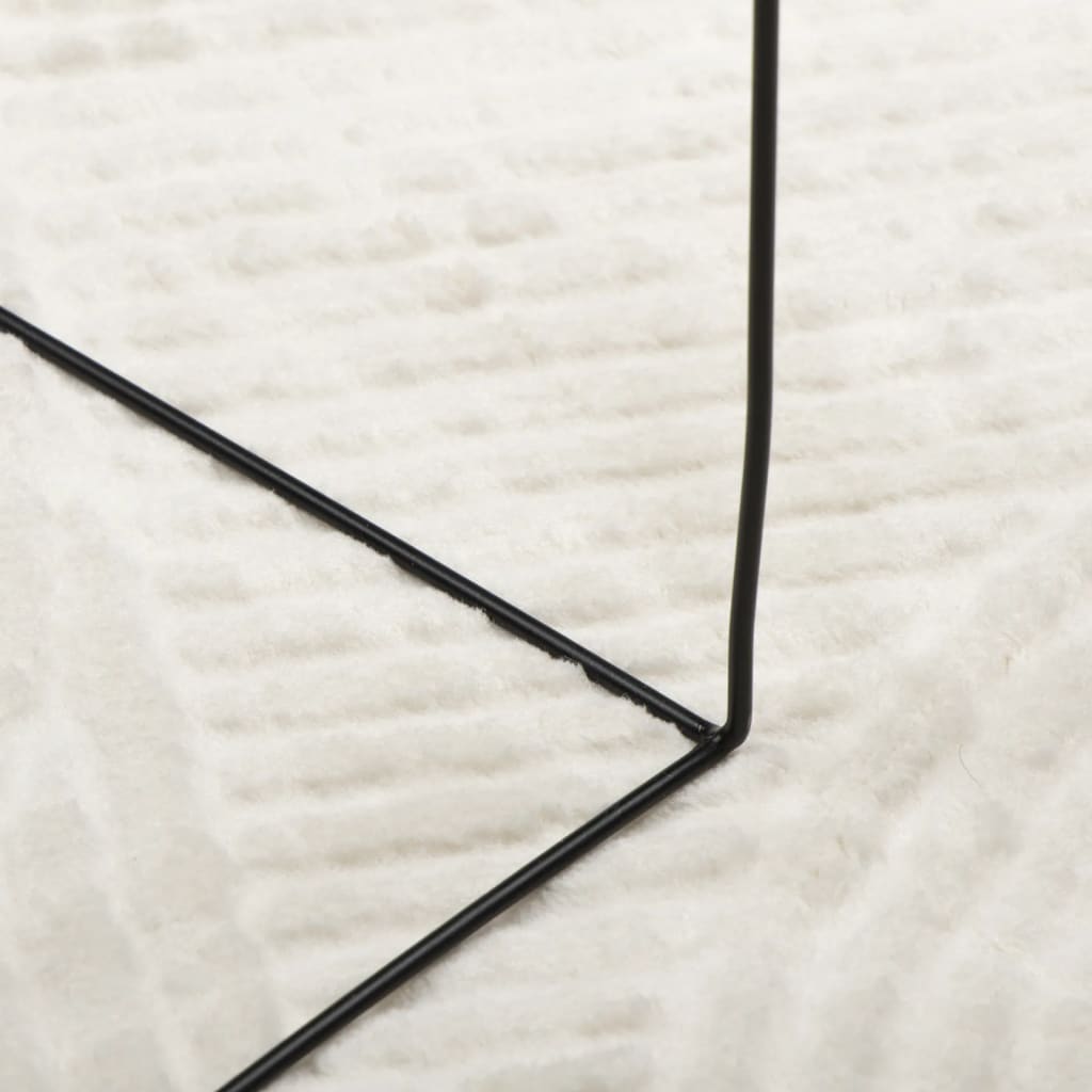 Tappeto IZA a Pelo Corto Aspetto Scandinavo Crema 120x170 cm - homemem39