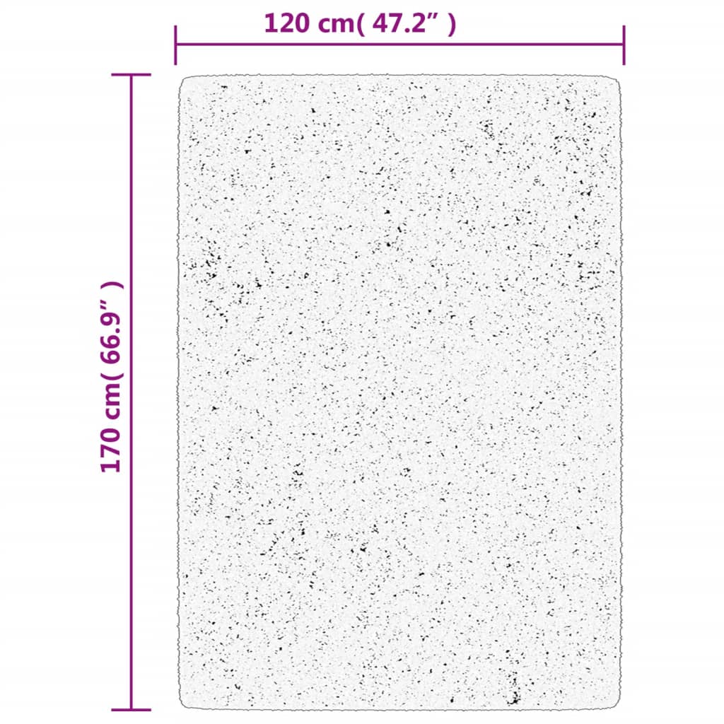 Tappeto IZA a Pelo Corto Aspetto Scandinavo Grigio 120x170 cm - homemem39