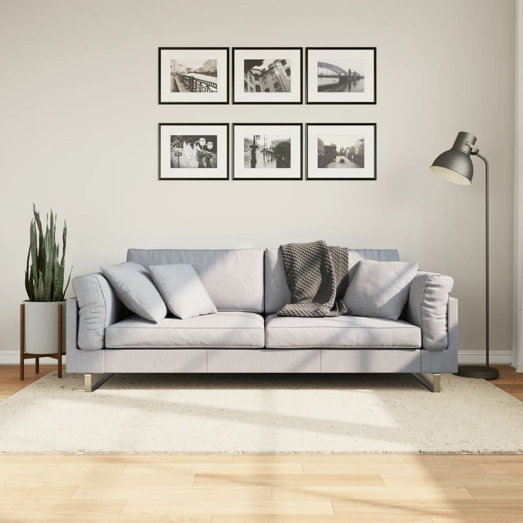 Tappeto OVIEDO a Pelo Corto Beige 140x200 cm - homemem39