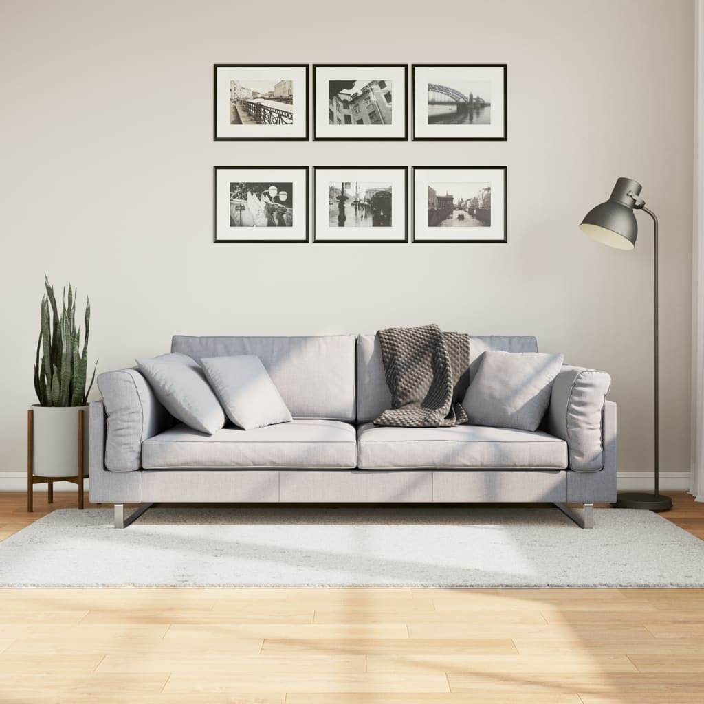 Tappeto OVIEDO a Pelo Corto Grigio 100x200 cm - homemem39