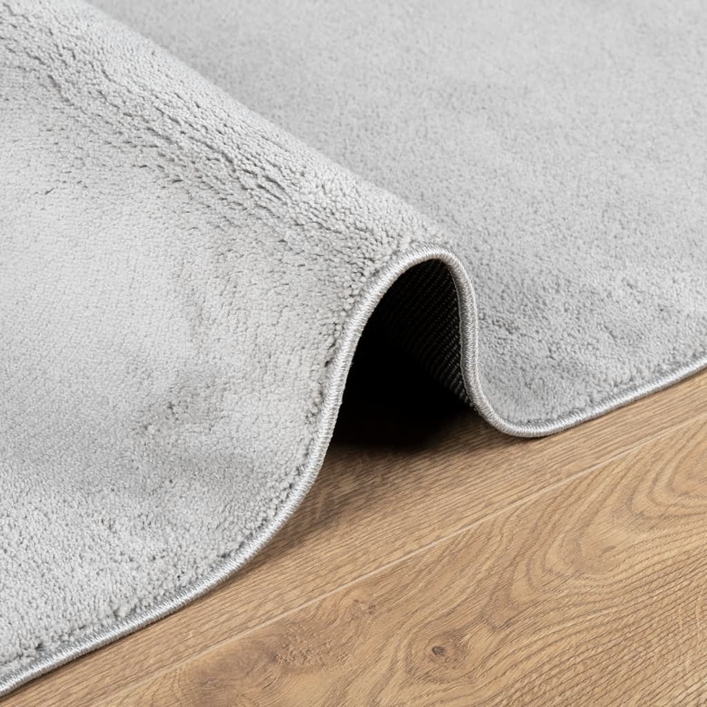 Tappeto OVIEDO a Pelo Corto Grigio 60x110 cm - homemem39