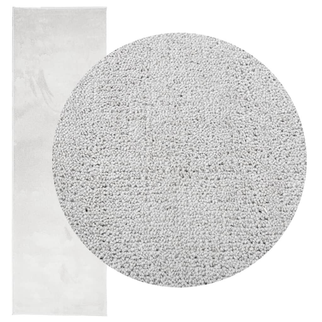 Tappeto OVIEDO a Pelo Corto Grigio 80x250 cm - homemem39