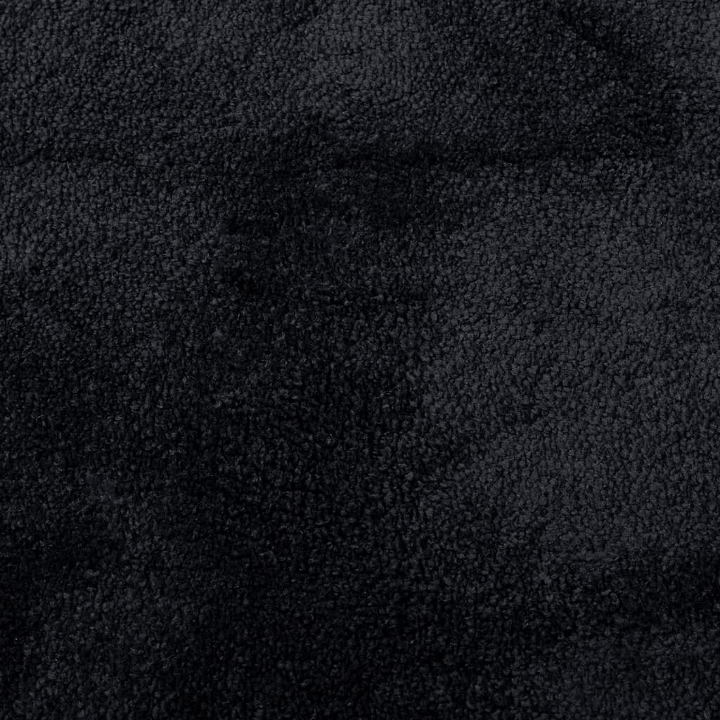 Tappeto OVIEDO a Pelo Corto Nero 60x110 cm - homemem39