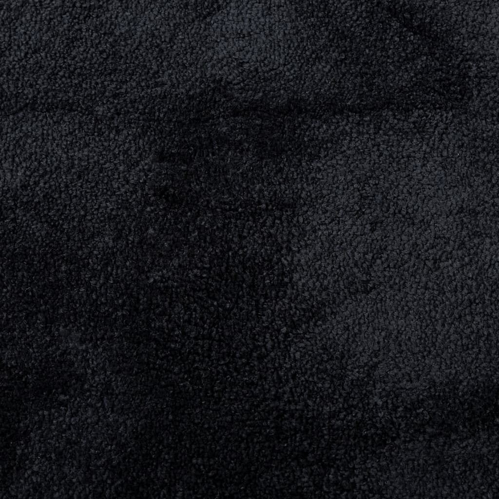 Tappeto OVIEDO a Pelo Corto Nero 80x150 cm - homemem39