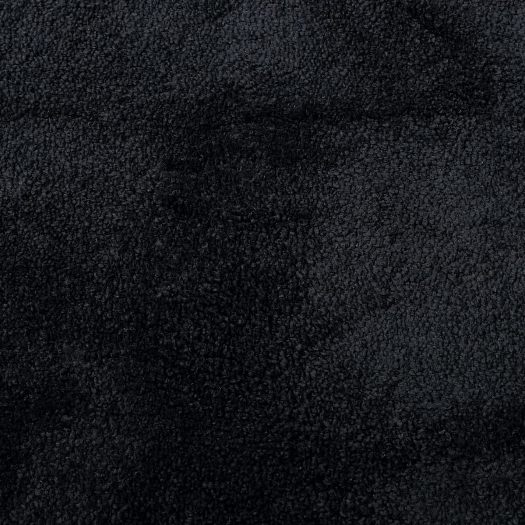 Tappeto OVIEDO a Pelo Corto Nero 140x200 cm - homemem39