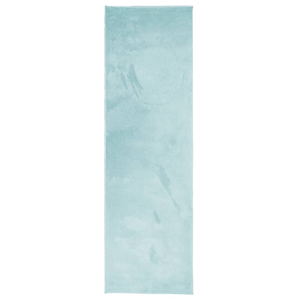 Tappeto OVIEDO a Pelo Corto Verde 80x250 cm - homemem39