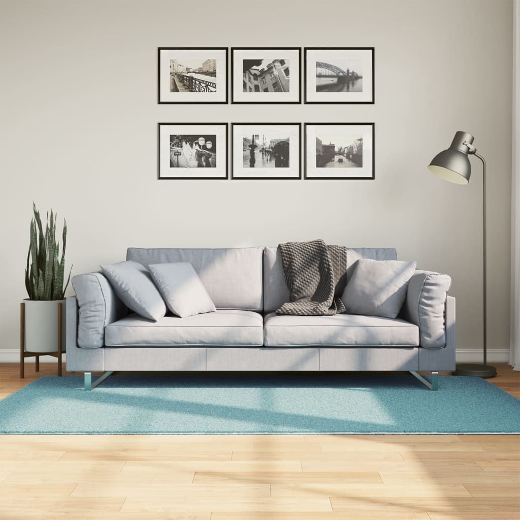 Tappeto OVIEDO a Pelo Corto Verde 100x200 cm - homemem39