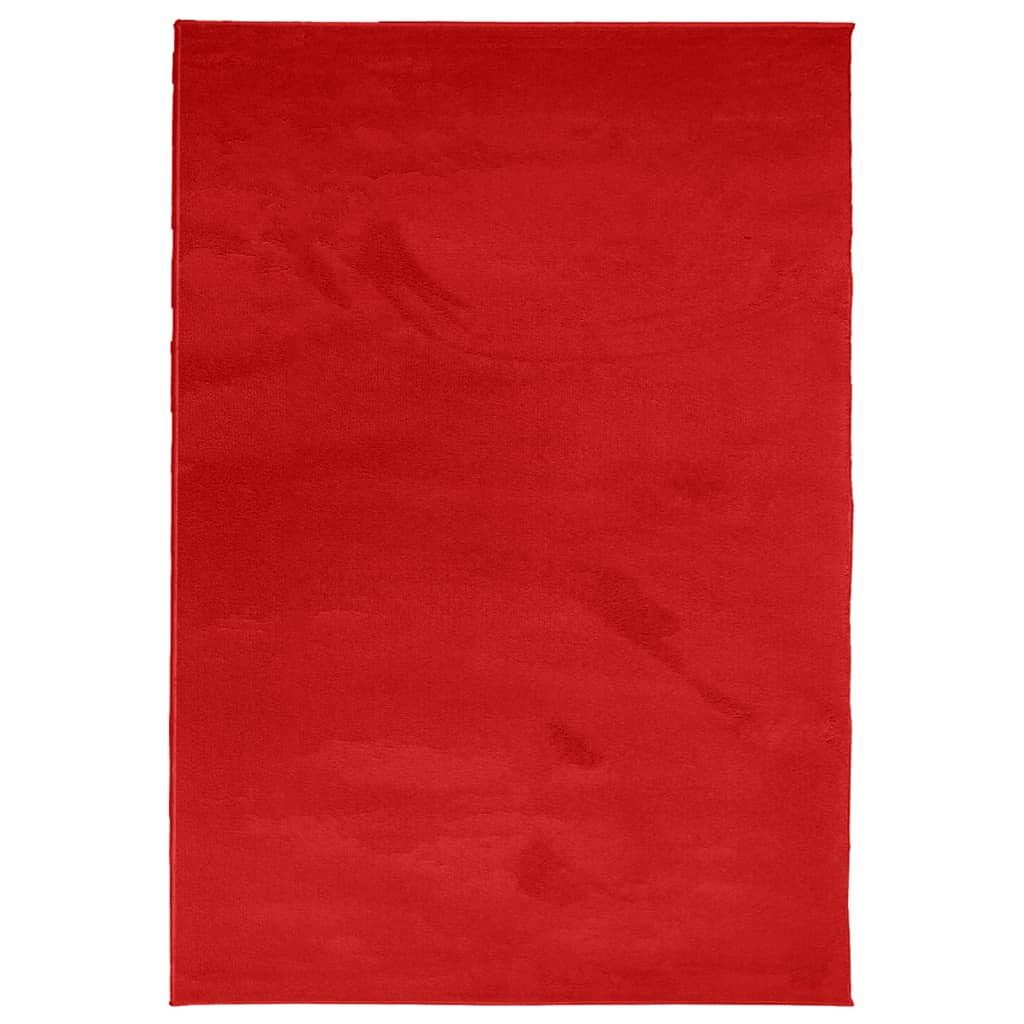 Tappeto OVIEDO a Pelo Corto Rosso 120x170 cm - homemem39