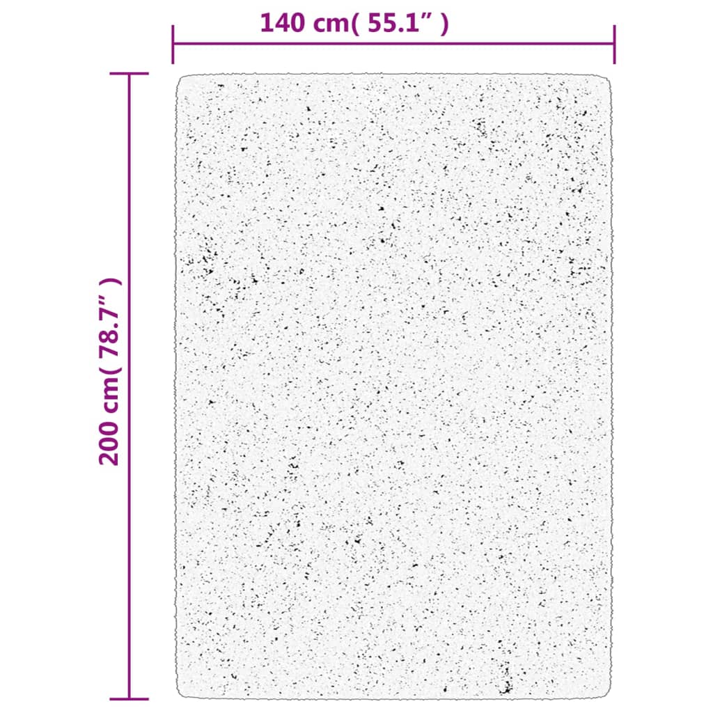 Tappeto OVIEDO a Pelo Corto Rosso 140x200 cm | homemem39