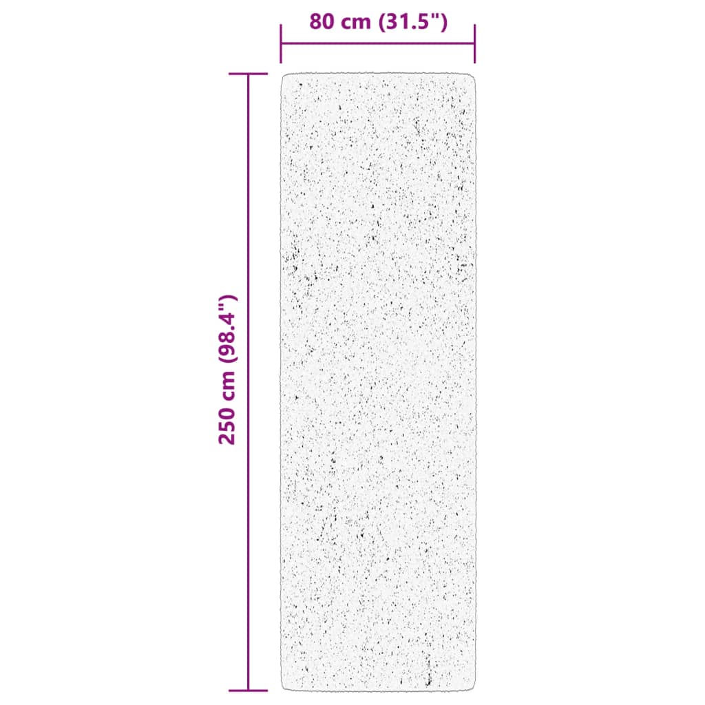 Tappeto ARBIZU Interni e Esterni Design Vintage 80x250 cm - homemem39