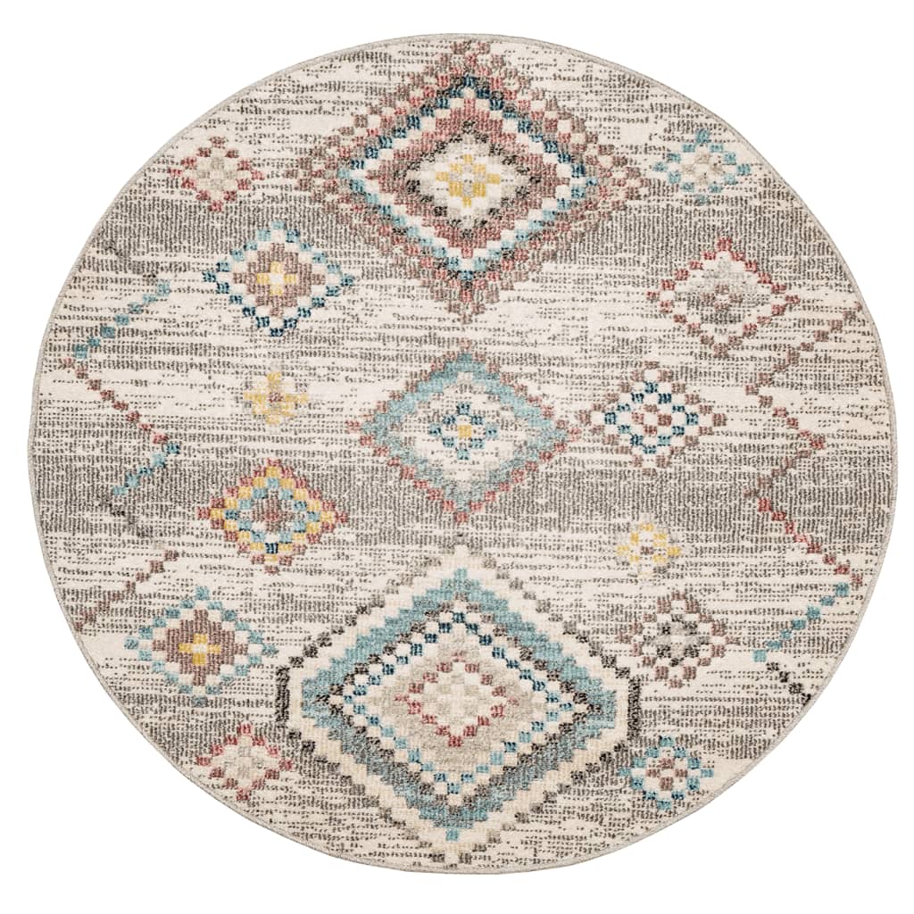 Tappeto ARBIZU Interni e Esterni Design Vintage Ø 120 cm - homemem39