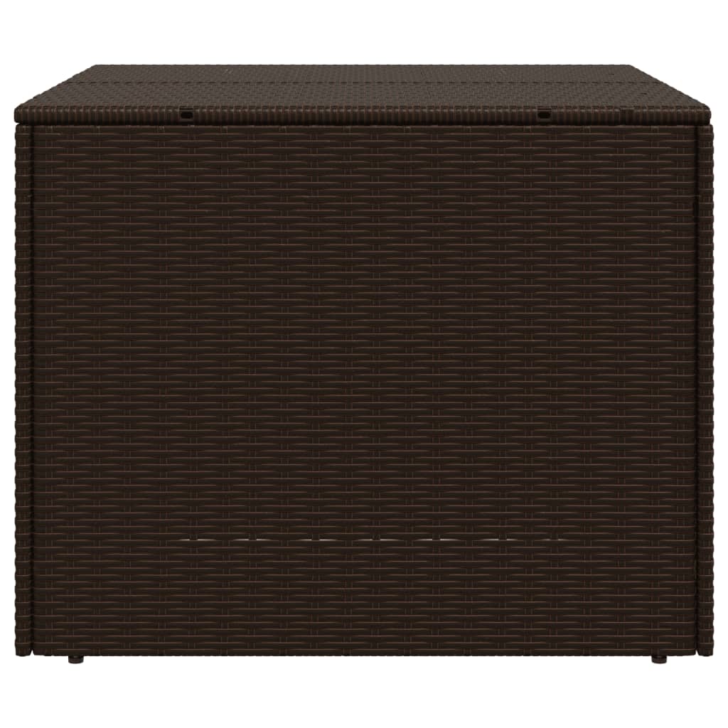 Contenitore da Giardino Marrone 291L in Polyrattan - homemem39